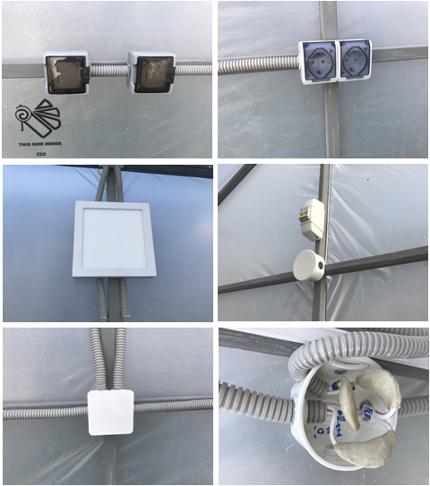 Теплица для растений: электрическая сеть