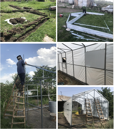 Теплица для растений: сварка и сборка
